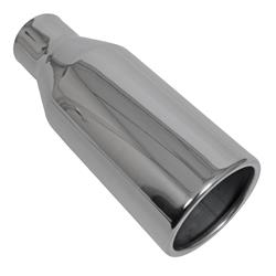 Summit Racing™  Round, Polished 2.25 Inch Exhaust Tip SUM-690033-1