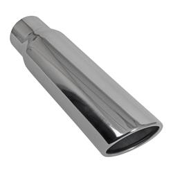 Summit Racing™  Round, Polished 3 Inch Exhaust Tip SUM-690055-1