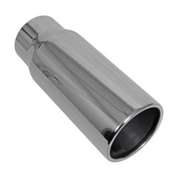 Summit Racing™  Round, Polished 4 Inch Exhaust Tip SUM-691118-1