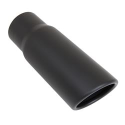 Summit Racing™  Round, Black 2.50 Inch Exhaust Tip SUM-691204