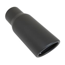 Summit Racing™  Round, Black 2.25 Inch Exhaust Tip SUM-691208