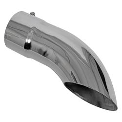 Summit Racing™  Round/Turndown, Polished 4 Inch Exhaust Tip SUM-691213