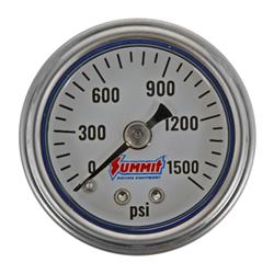 Summit Racing™ Chrome Plated Nitrous Pressure Gauges SUM-800140