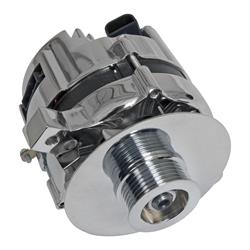 Summit Racing™ 75 Amp Chrome Alternator for Ford, Lincoln, Mercury SUM-812115