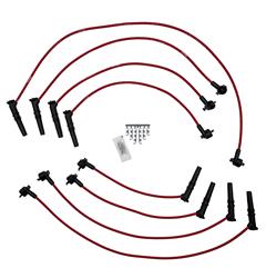 Summit Racing™ 86 Series 8mm 300 Ohm Ignition Wires for 1996-1999 MUSTANG - SUM-868861R