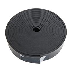 2 Inch Wide Rubber Fuel Tank Strap Liner (Sold Per Foot)