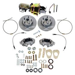 thumbnail interactive-video image 1 of PirateJack Front Disc Brake Kit For 1961-1972 Ford Galaxie – Drilled/Slotted Rotors, 15 Inch 1 of 3