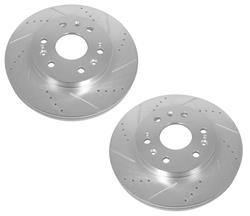 CHEVROLET TAHOE Brake Rotors - Cross-drilled and slotted surface