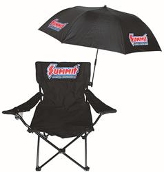 Summit Racing™ Folding Chair and Clip-On Umbrella Combos SUM-CSUMGCM10