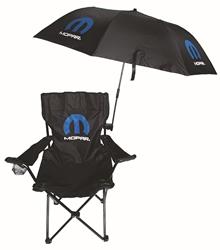 Mopar Omega Folding Chair and Clip-On Umbrella Combos SUM-CSUMGCM11