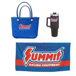 Summit Racing™ Tote, Tumbler, and Beach Towel Combo