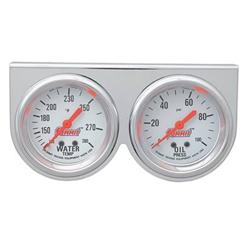 Summit Racing™ White Face Mechanical Analog Gauge Kits