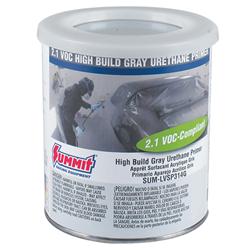 Summit Racing Equipment® 2.1 VOC High-Build Primer 1 gallon Flat Gray/Silver SUM-LVSP314G