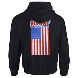 Summit Racing Equipment® American Flag Logo Hooded Sweatshirts