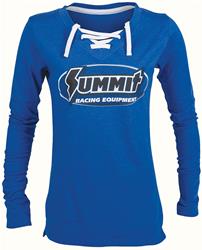 Summit Racing Equipment® Ladies Jersey Lace Up Long Sleeve Shirts