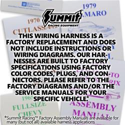Summit Racing™ Reproduction Wiring Harnesses for 1956-1957 CORVETTE - SUM-RP22897