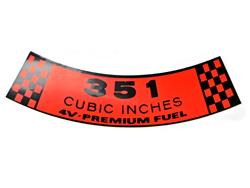 Summit Racing™ Restoration Decals for 1969 MUSTANG - SUM-RP21838