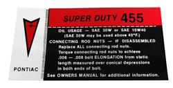 Summit Racing™ Restoration Decals SUM-RP21910