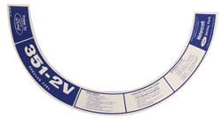 Summit Racing™ Restoration Decals for 1972 MUSTANG - SUM-RP21961