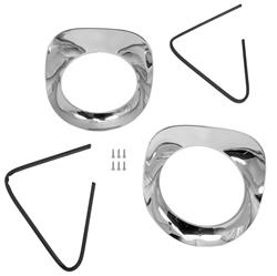 Summit Racing™ Headlight Bezels for 1955-1957 SUBURBAN, TRUCK - SUM-RP24597