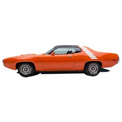 Summit Racing™ Stencil and Stripe Kits for 1972 ROAD RUNNER - SUM-RP80027-WHT