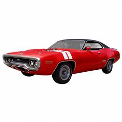 Summit Racing™ Stencil and Stripe Kits for 1971 GTX - SUM-RP80037-WHT