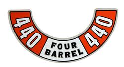 Summit Racing Equipment® Restoration Decals for 1972-1974 CHARGER, ROAD RUNNER, SATELLITE - SUM-RP80396