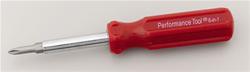 Performance Tool 6-in-1 Screwdrivers