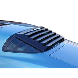 Auto store window louvers