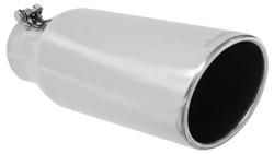 Silverline  Round, Polished 4 Inch Exhaust Tip TK5012SRB