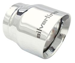 Silverline  Round, Chrome 2.25 Inch Exhaust Tip TK9001