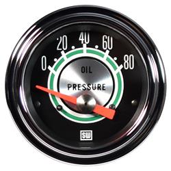 Stewart Warner Custom Deluxe Green Line Analog Gauges 306BB