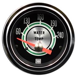 Stewart Warner Custom Deluxe Green Line Analog Gauges 311CC