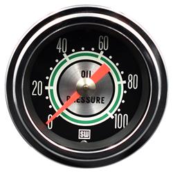 Stewart Warner Custom Deluxe Green Line Analog Gauges 360DP