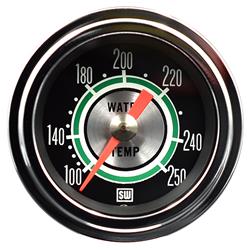 Stewart Warner Custom Deluxe Green Line Analog Gauges 361AT72