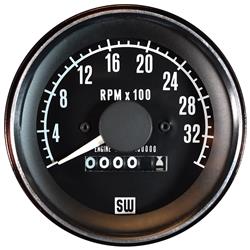 Stewart Warner Heavy-Duty Series Tachometers 551AHL-D