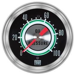 Stewart Warner Custom Deluxe Green Line Analog Gauges 691BS