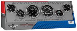 Stewart Warner Deluxe Series Analog Gauge Kits 82218
