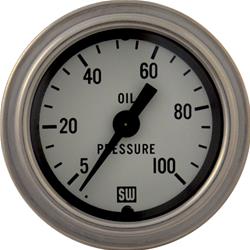 Stewart Warner Deluxe Series Gauges 82323-WHT