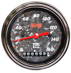 Stewart Warner Forged Carbon Series Gauges