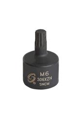 Sunex Tools Stubby Triple Square Bit Impact Sockets 306XZN