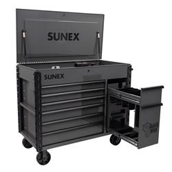 Sunex Tools JUIC'D Box 7-Drawer Powered Carts 8065PCGRY