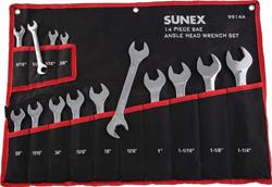 Sunex Tools Angle Head Wrenches 9914A