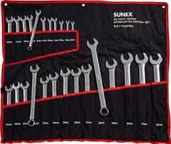 Sunex Tools V-Groove Combination Wrenches 9917MPRA