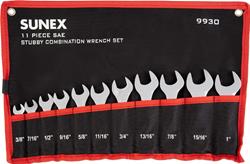 Sunex Tools Stubby Combination Wrenches 9930