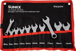 Sunex Tools Stubby Combination Wrenches 9930M