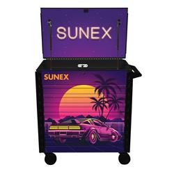 Sunex Shop Carts 8057XTBKRETRO