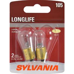 Sylvania Lighting Long Life Incandescent Light Bulbs 105LL.BP2