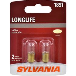 Sylvania Lighting Long Life Incandescent Light Bulbs 1891LL.BP2