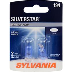 Sylvania Lighting SilverStar Incandescent Light Bulbs 194ST.BP2